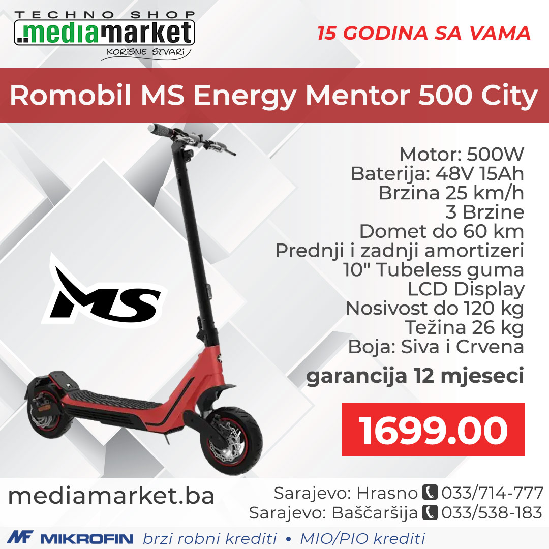 ROMOBIL MS ENERGY MENTOR 500 CITY
