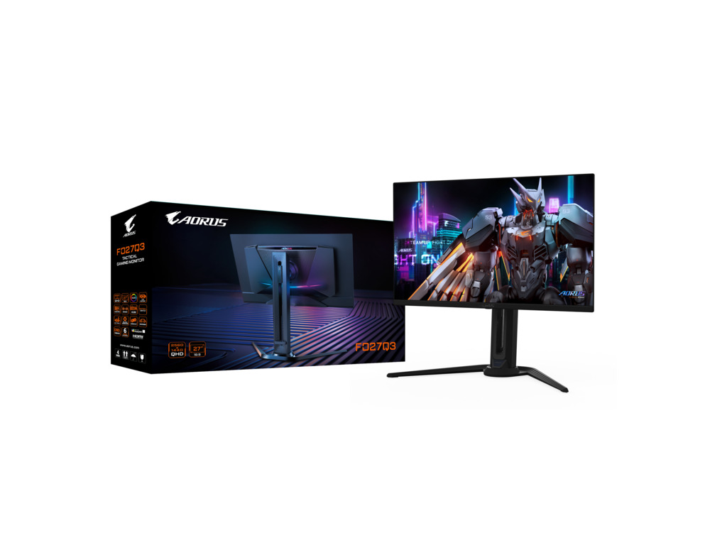 Gigabyte Monitor FO27Q327" OLED, 2560x1440 (QHD),250cd, 360Hz, 2x 5W speaker