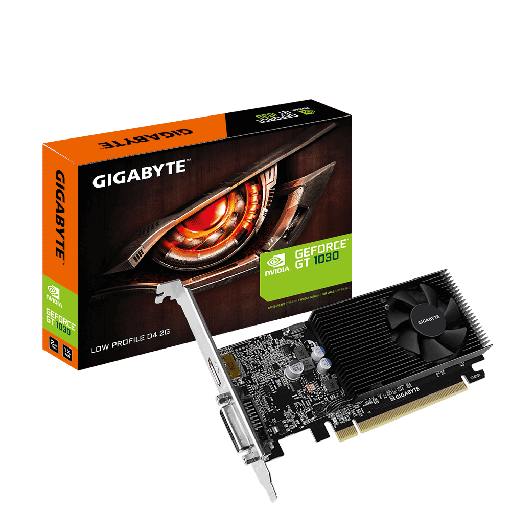 Gigabyte VGA GT 1030 LP2GB GDDR4 64bit; DVI,HDMI;[GV-N1030D4-2GL]