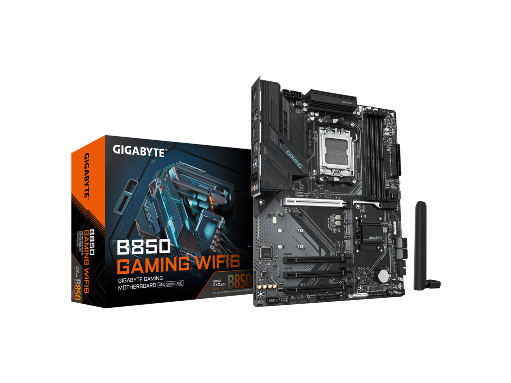 Gigabyte MB B850 GAMING WF6AM5; 4xDDR5; 3xM.2; 4xSATA8xUSB; HDMI, DP; USB Type-C, ATX;