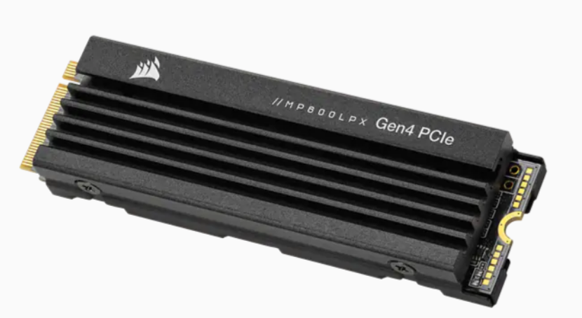 CORSAIR MP600 PRO LPX 500GBPCIe Gen4 x4 NVMe M.2 SSDR: 7,100MB/s, W: 3.700MB/s