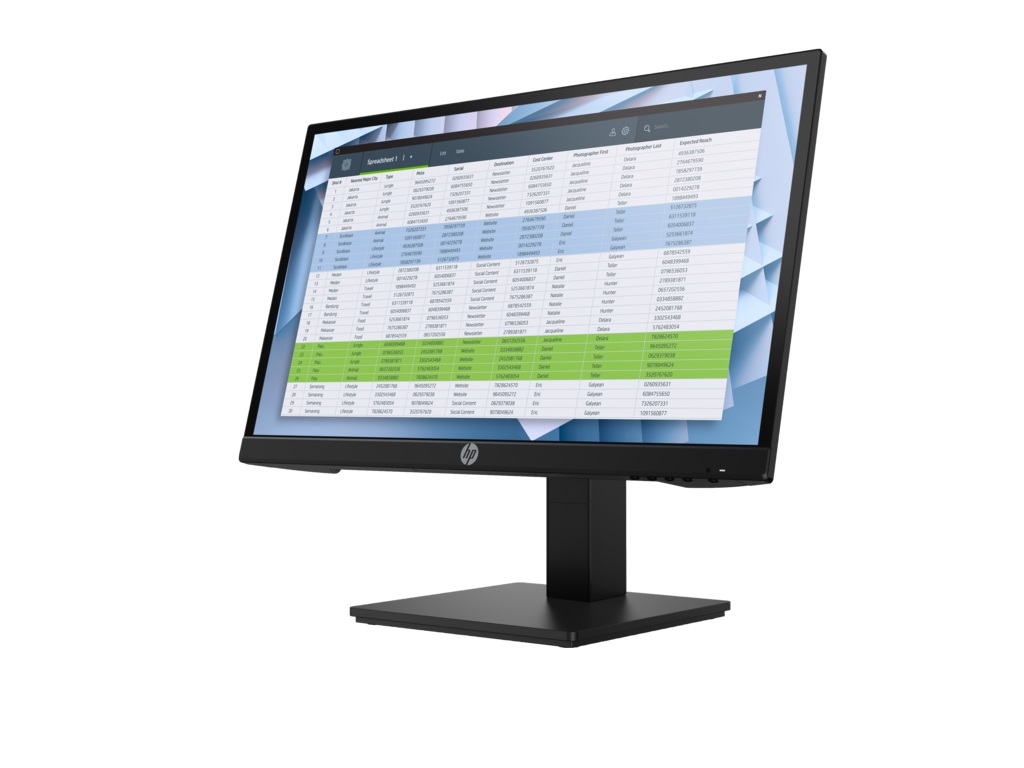 HP Monitor P22 G4 FHD IPS21,5",IPS,FHD,75Hz,250cd,1000:1,VGA,DP,HDMI,VESA,Tilt,Black