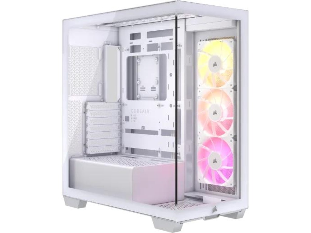 CORSAIR 3500X ARGB Mid-TowerCase, White, 3xRS120 ARGB fansRadiator 360mm, GPU 410mm