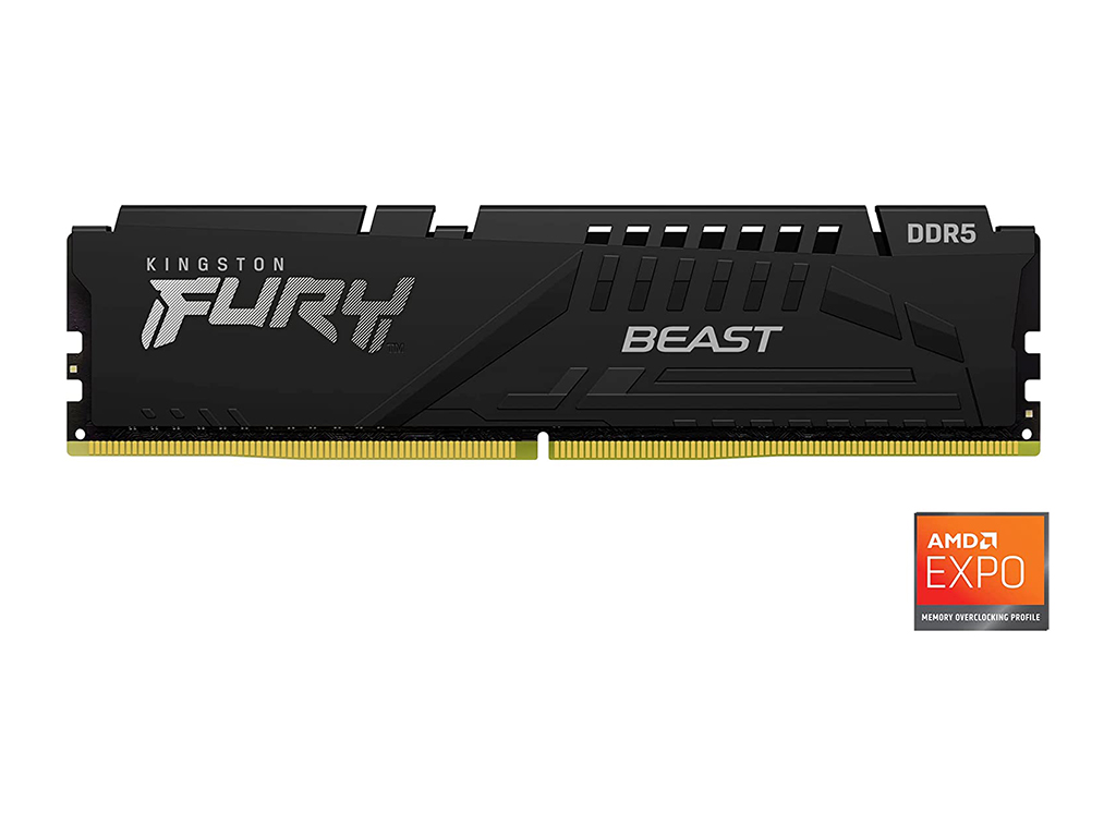 Kingston 16GB 5200MHz DDR5Fury Beast, CL36, EXPO