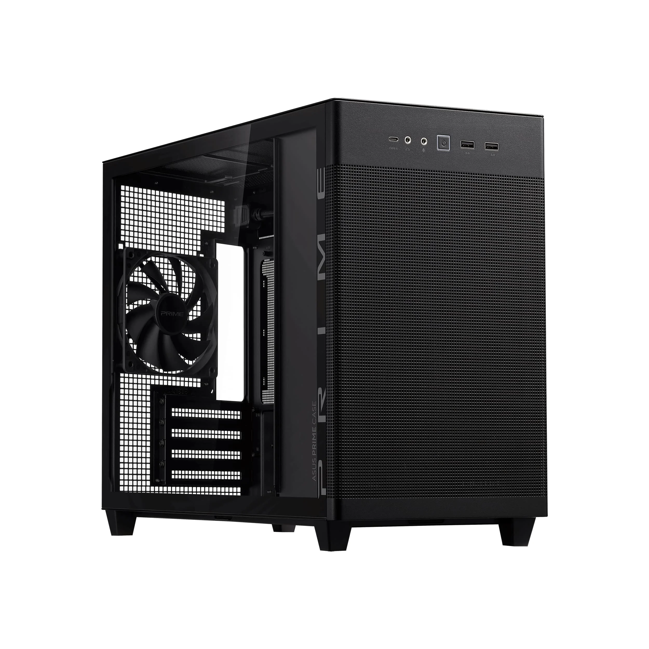 ASUS Prime AP201 Case BlackMicroATX,tool-free side panelsquasi-filter mesh