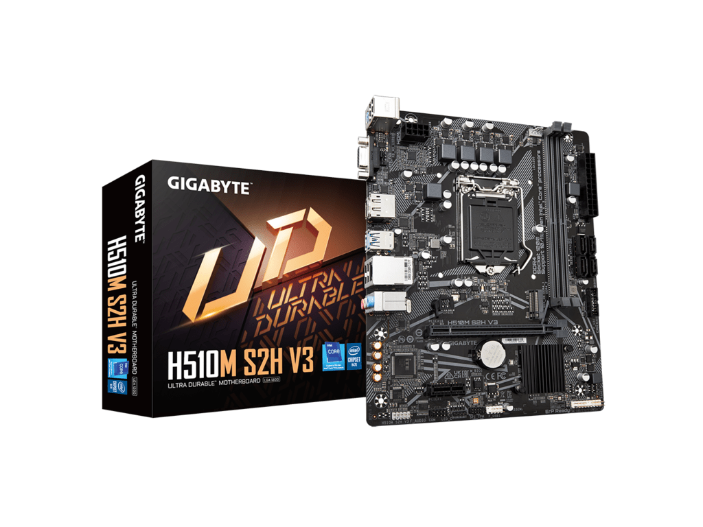 Gigabyte MB H510M S2H V3LGA1200; 2xDDR4; M.2, 4xSATAVGA, DP, HDMI; mATX