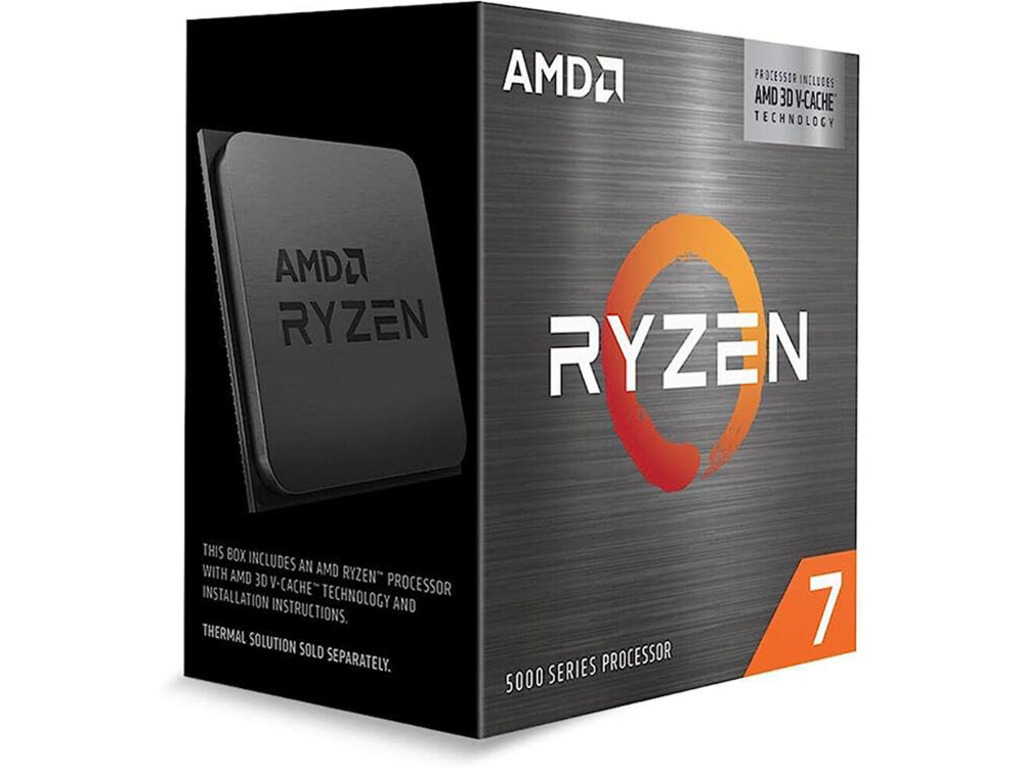 AMD Ryzen 7 5700X3D AM4 BOX8 cores,16 threads,3.0GHz96MB L3,105W,bez hladnjaka