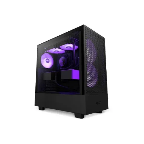 NZXT CASE H5 FLOW BLACK RGB mini-ITX, Micro-ATX, ATX, Mid-tower, 4x fan