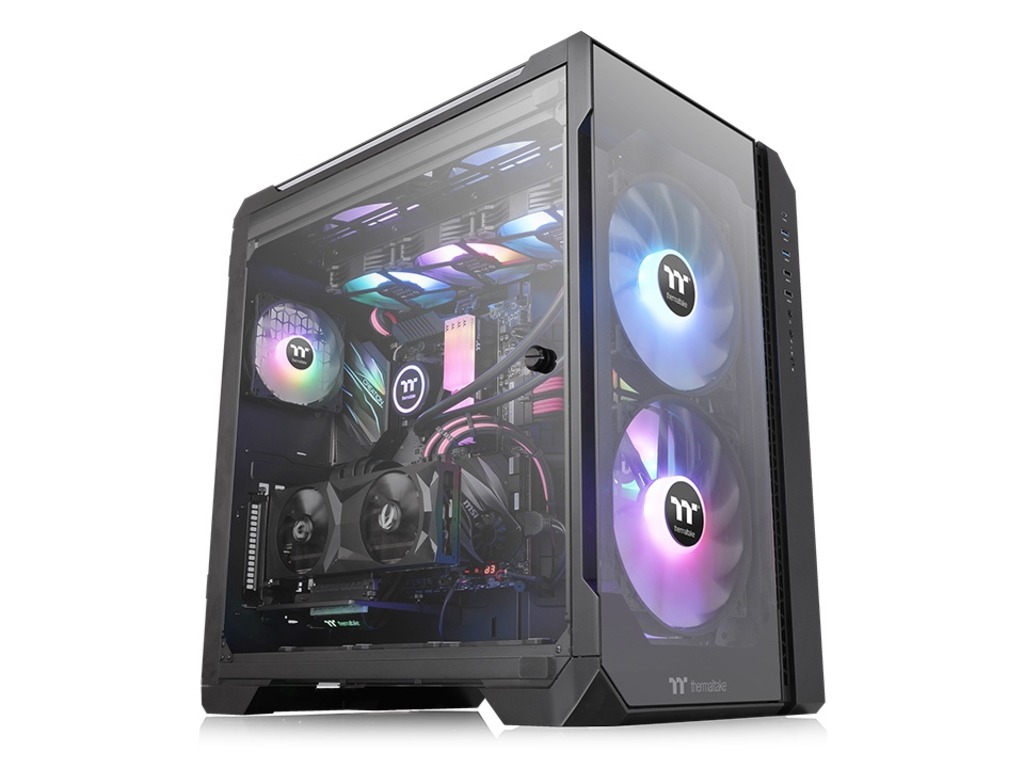 Thermaltake View 51 TG ARGB Full tower, tempered glass, 2x 200mm 5V ARGB fans, 1x 120mm 5V ARGB