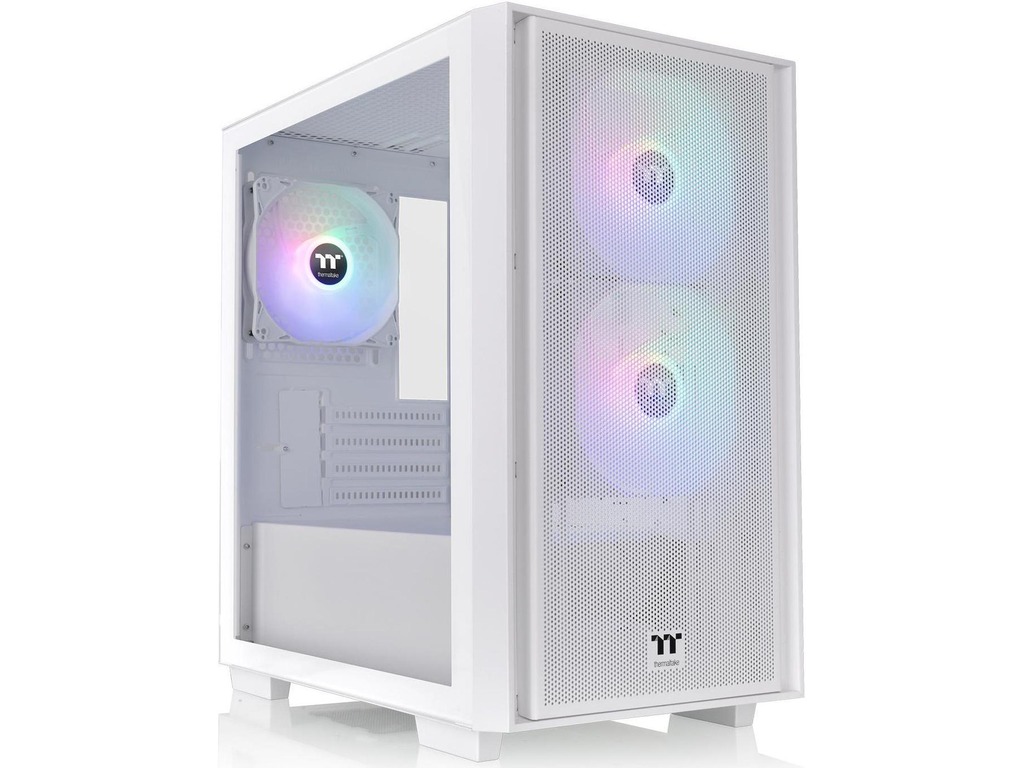 Thermaltake Versa H16 TG ARGB Micro Tower Case, mATX, Snow,TG panel, 3x 120mm ARGB fans