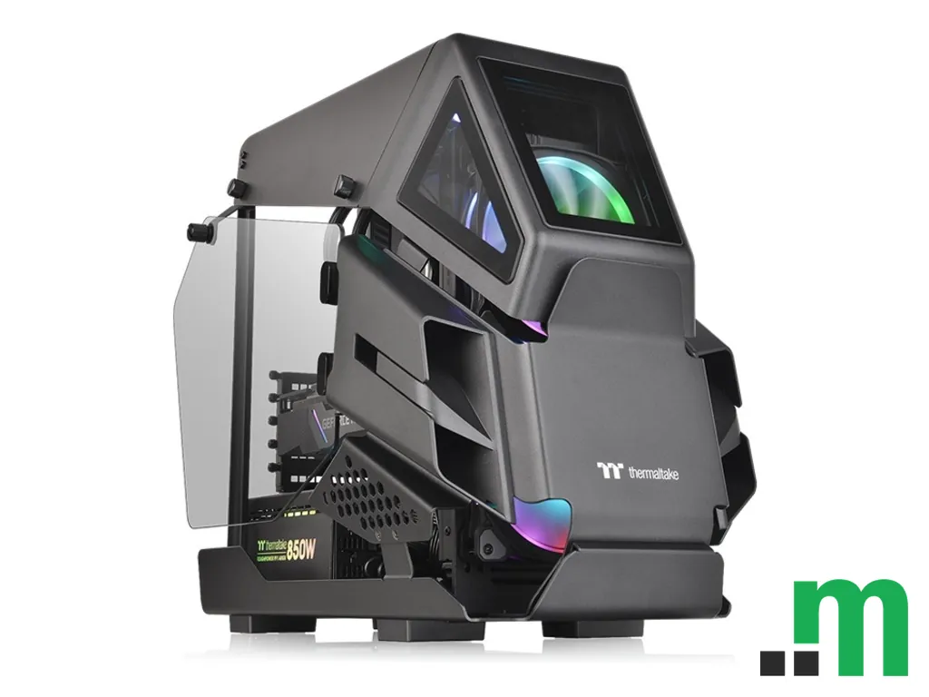 Thermaltake AH T200 BlackmATX, 2x TG panels