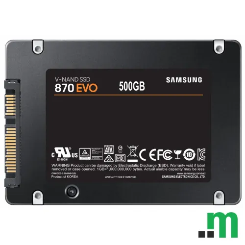 SAMSUNG SSD 870 EVO 500GB2.5'' SATA3;V-NAND MLC560MB/s read,530MB/s write
