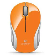 Miš bežični Logitech Mini M187, orange