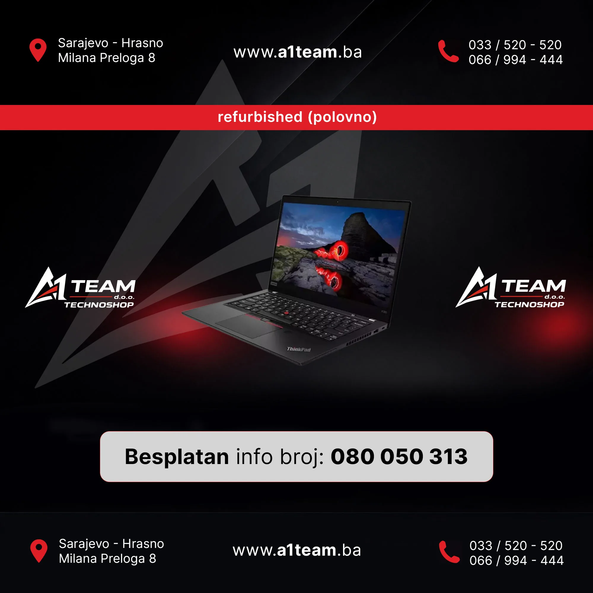 LAPTOP RYZEN 5 2500U 256GB REF