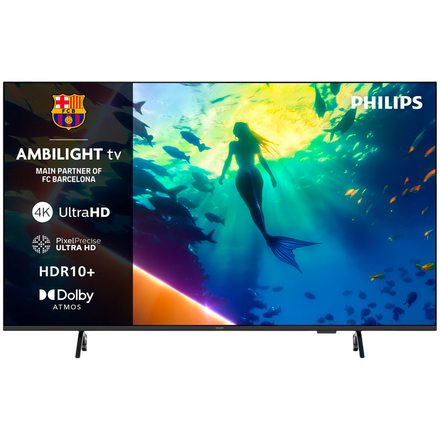Philips 50PUS8010/12 4K Ultra HD LED AMBILIGHT Smart TV, 126 cm (50''), Pixel Precise Ultra HD, Pametna platforma Titan OS, Dolby Atmos