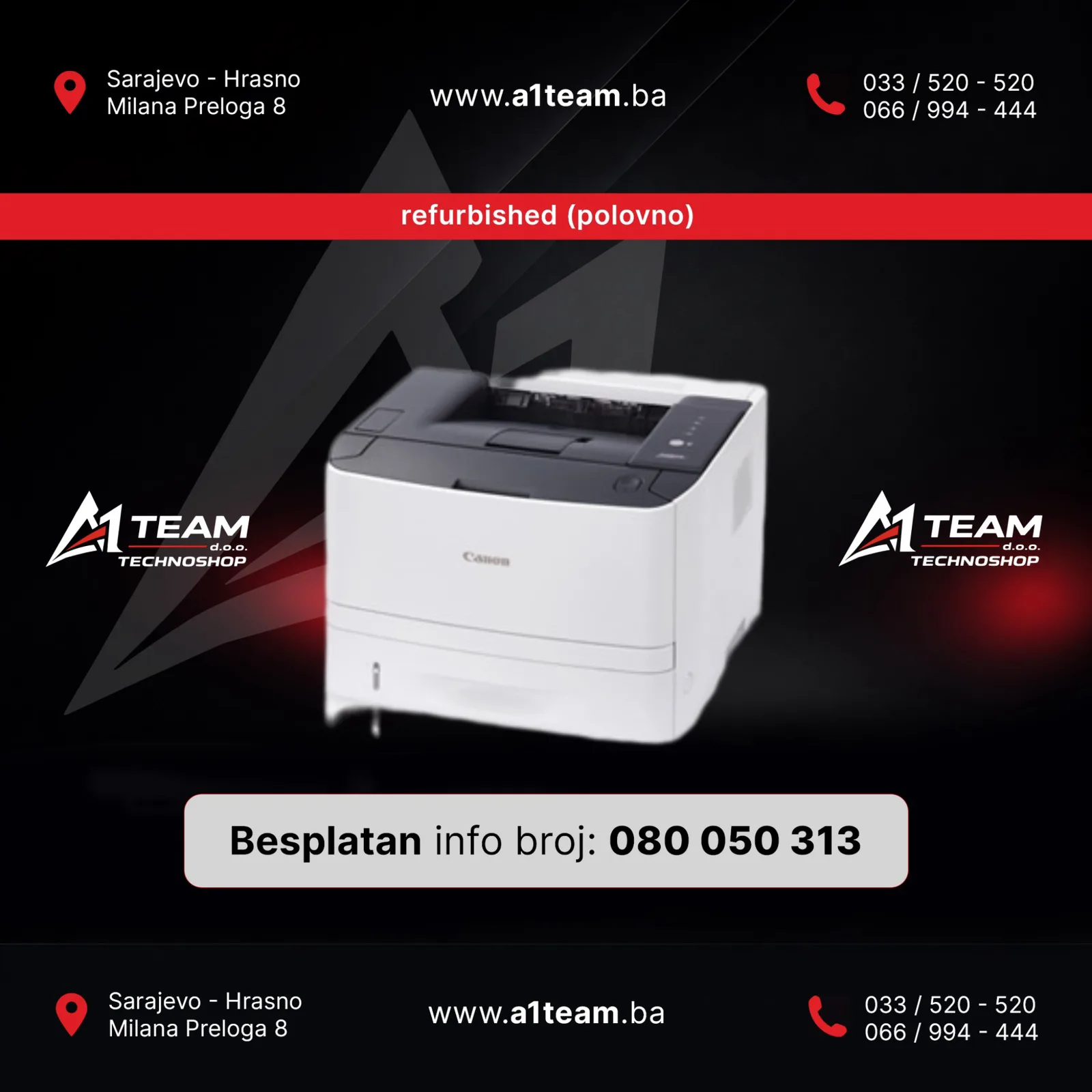 PRINTER CNON LBP 6310 REFURBED