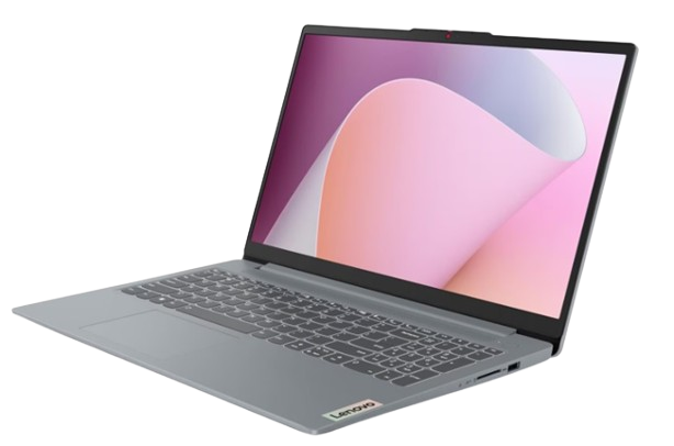 LENOVO IdeaPad Slim 3 15AMN8 15.6" FHD, AMD Ryzen 3 30, 8GB DDR5, 512GB SSD, 2x USB-A 3.2, 1x USB-C, HDMI, SCR, WiFi 6, BT5.2, BH Kyb, 47Wh, No OS, Arctic Grey, 2Yr