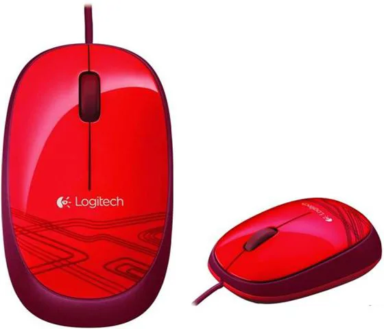 Miš žični Logitech M105 crveni
