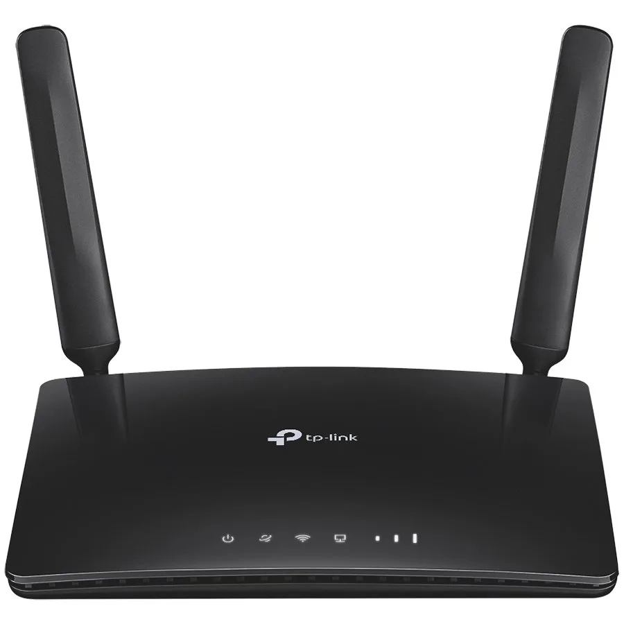 AC1200 Wireless Dual Band 4G LTE Router, build-in 4G LTE modem, support LTE-FDD/LTE-TDD/DC-HSPA+/HSPA+/HSPA/UMTS, with 3x10/100Mbps LAN ports and 1x10/100Mbps LAN/WAN port, 300Mbps at 2.4GHz, 867Mbps