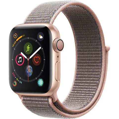 APPLE SAT Series 4, 44mm Gold/Pink Sport Loop 190198842459