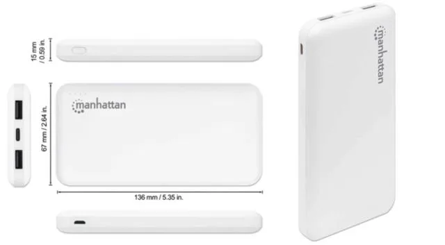 MH Powerbank 10,000 mAh bijeli