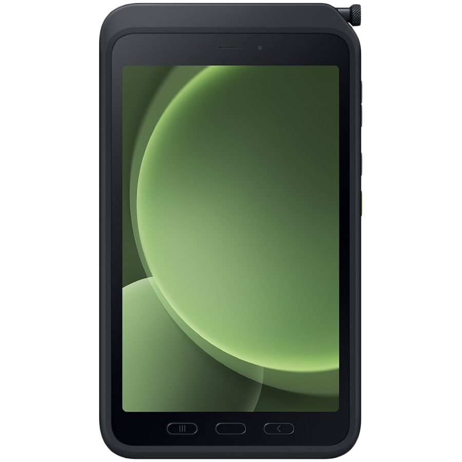 Samsung Galaxy Tab Active5 Rugged Tablet, 8.0" Wi-Fi + 5G LTE, 128GB/6GB, Enterprise Edition, Dark Green (cover and S-Pen included)