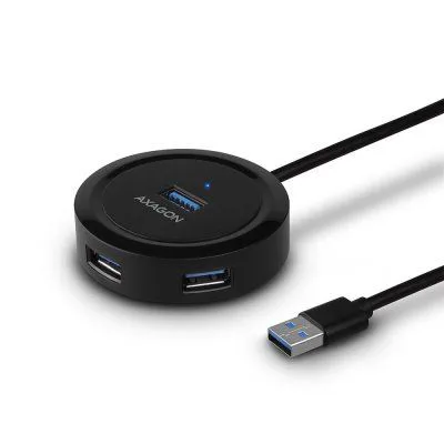 USB HUB 4xUSB3.2Gen1, Round, HUE-P1A, AXA