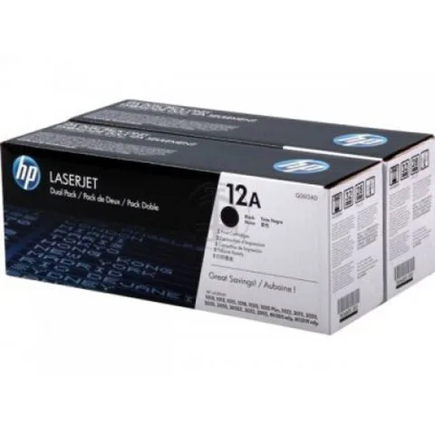 Toner HP Q2612AD (DUAL PACK)