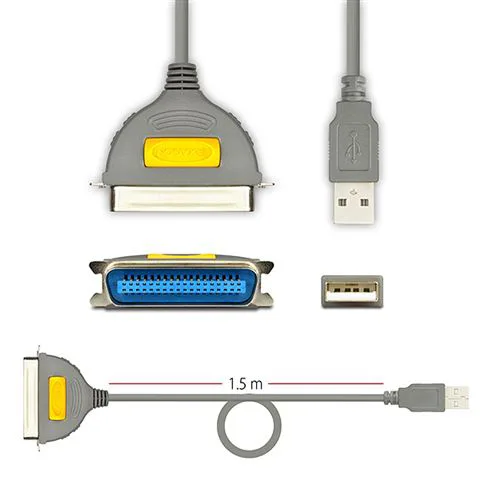 AXAGON ADP-1P36 USB2.0-Parallel 36-pin Centronics Printer Adapter,1,5m