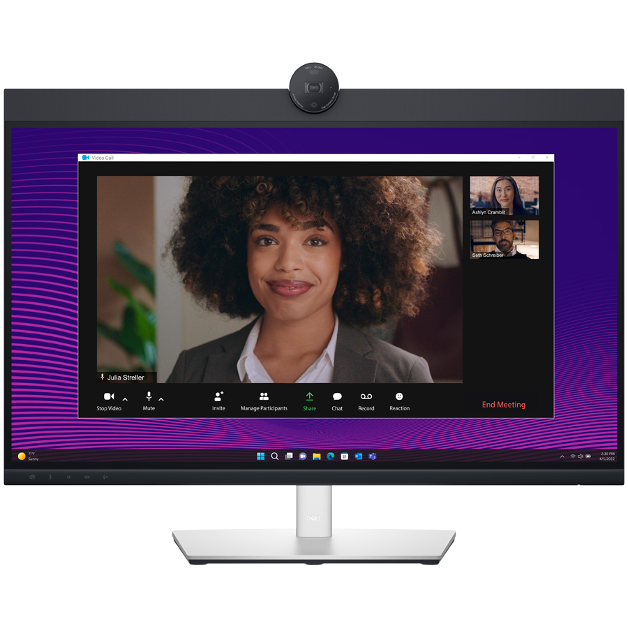 Monitor DELL P2724DEB Video Conferencing 27", 2560x1440, QHD, IPS Antiglare, 16:9, 1000:1, 350 cd/m2, 8ms/5ms, 178/178, 2xDP, HDMI, 2xUSB-C (DP/PD), USB-B, 3xUSB-A, RJ-45, Audio line out, 2x5W Speaker