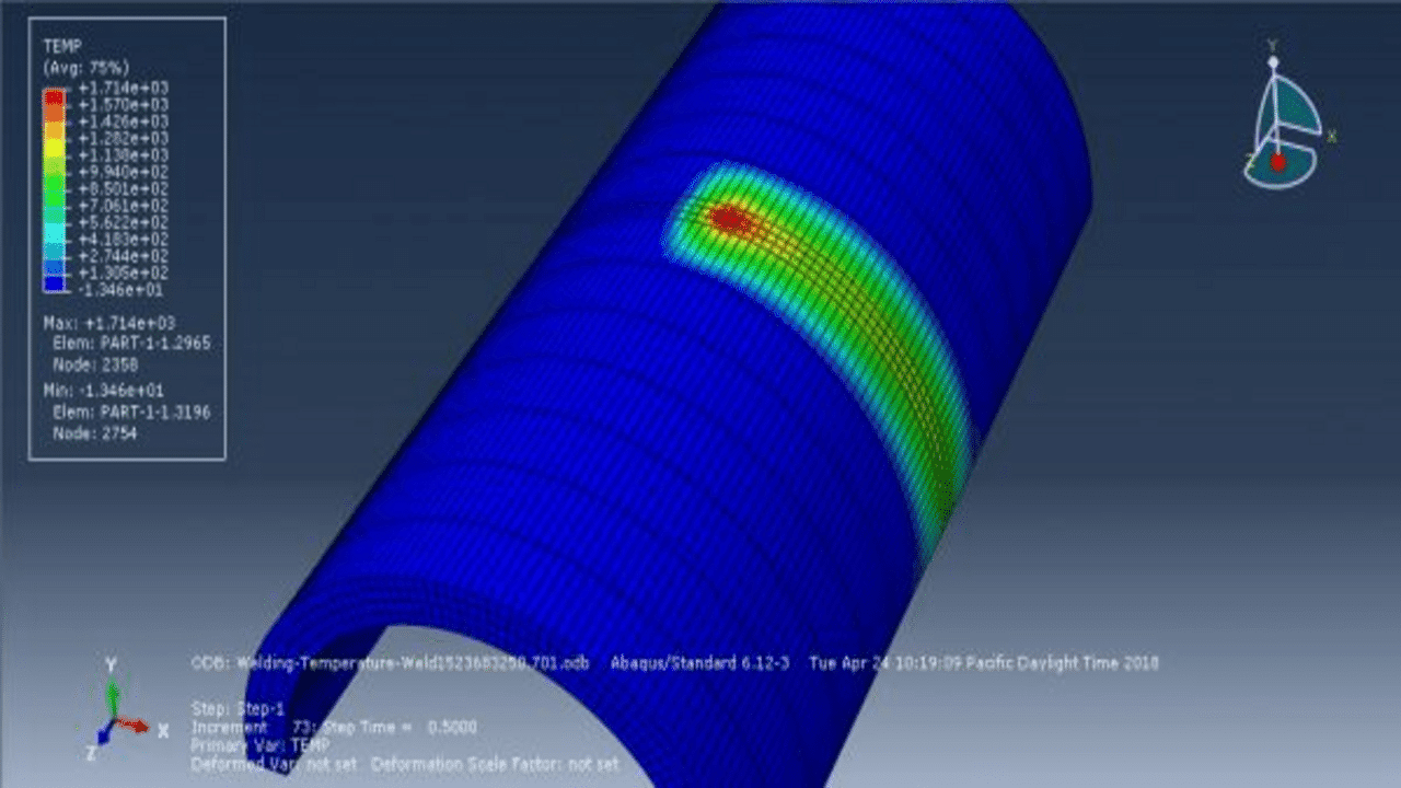 Simulation arc welding process of steel pipe by using DFLUX subroutine ...