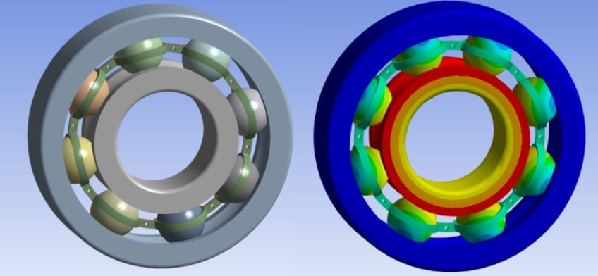 Dynamic Analysis of Ball Bearing with Cage | ED