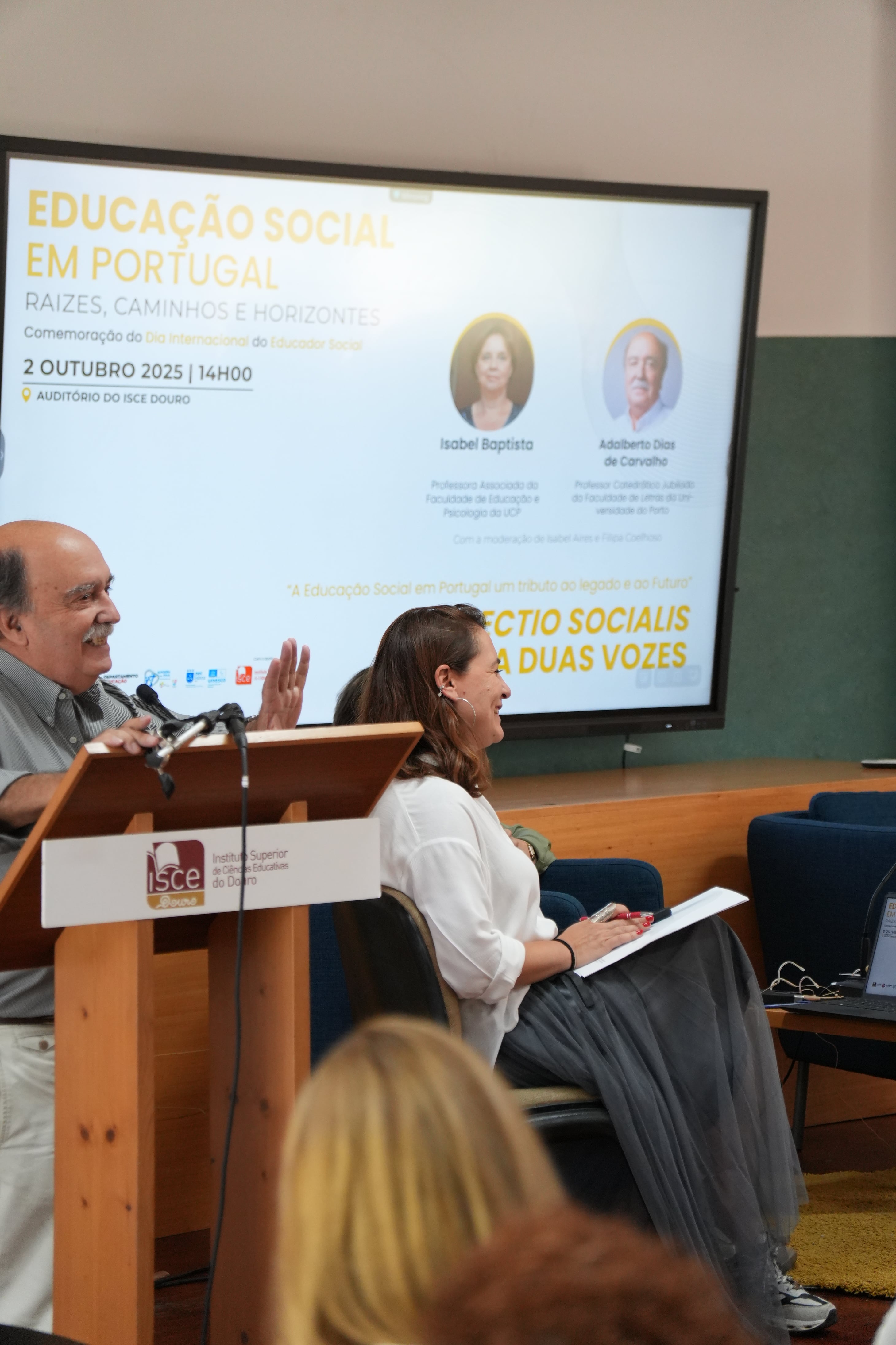 ISCE Douro celebrou o Dia Internacional do Educador Social com Conferência, Laudatio e Prémio de Homenagem