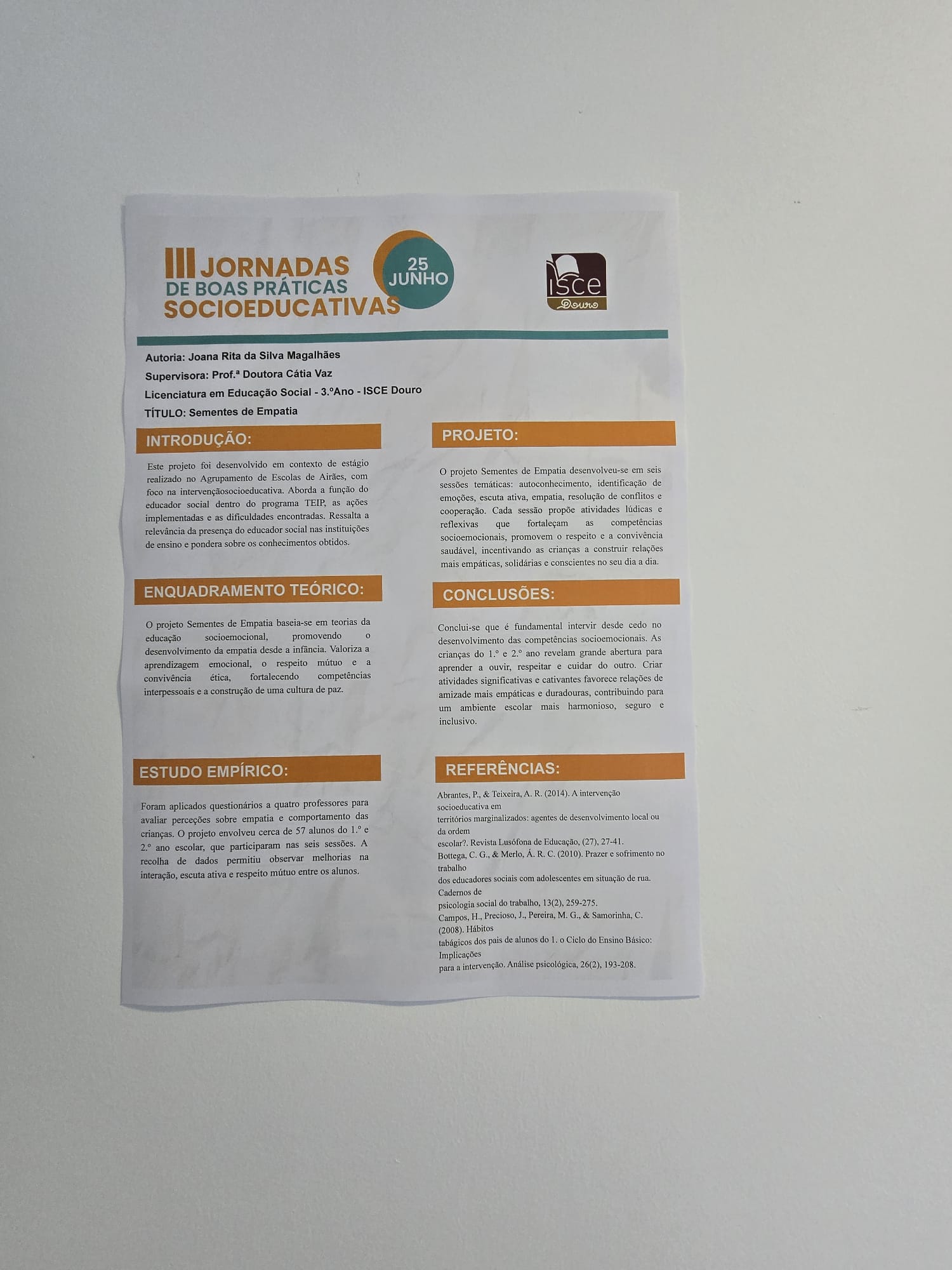 ISCE Douro promoveu as III Jornadas de Boas Práticas Socioeducativas