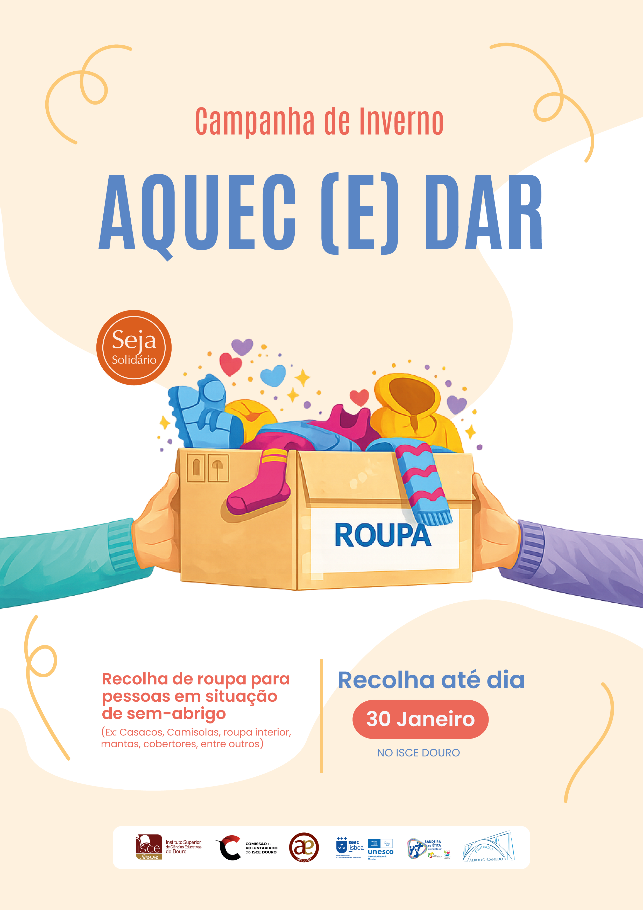 ISCE Douro promove campanha de inverno “Aquece (E) Dar”
