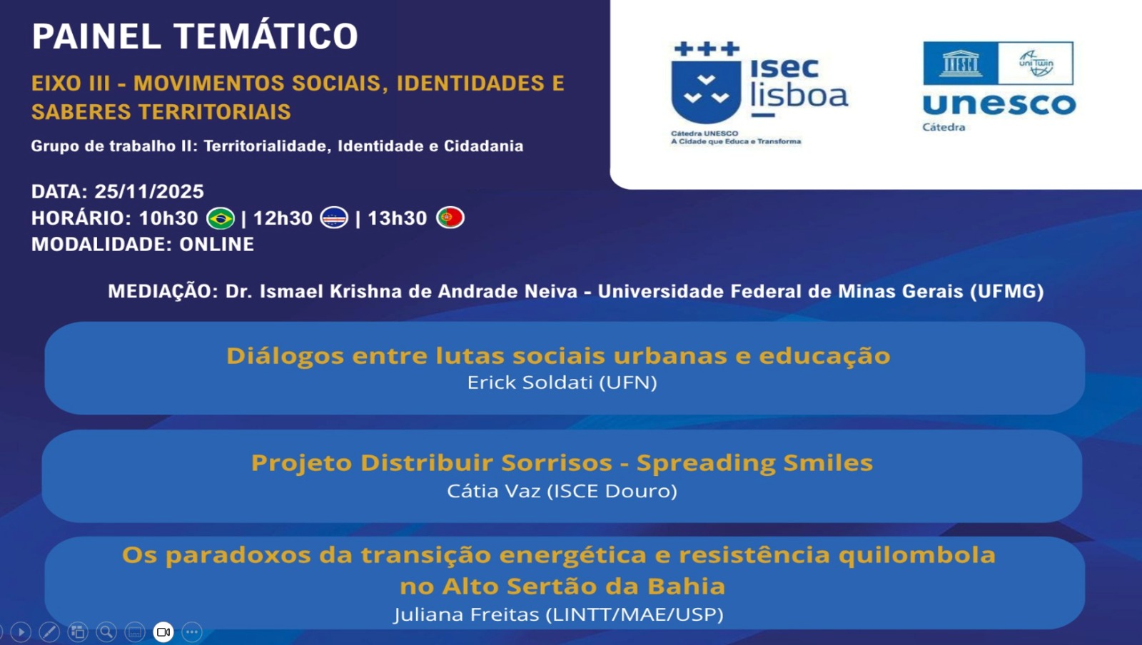 ISCE Douro apresenta projeto “Distribuir Sorrisos, Spreading Smiles” em Painel Temático Internacional