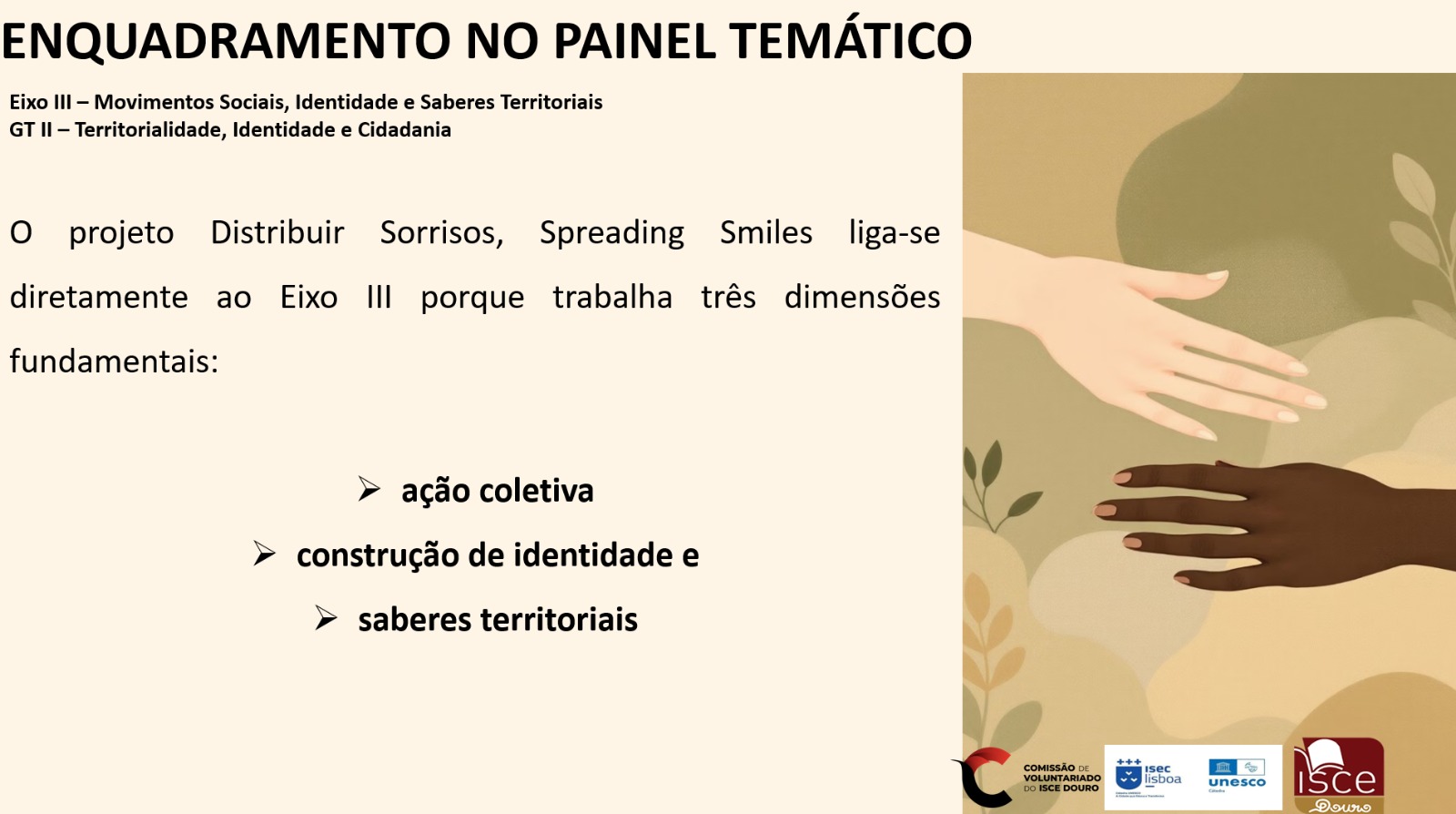 ISCE Douro apresenta projeto “Distribuir Sorrisos, Spreading Smiles” em Painel Temático Internacional