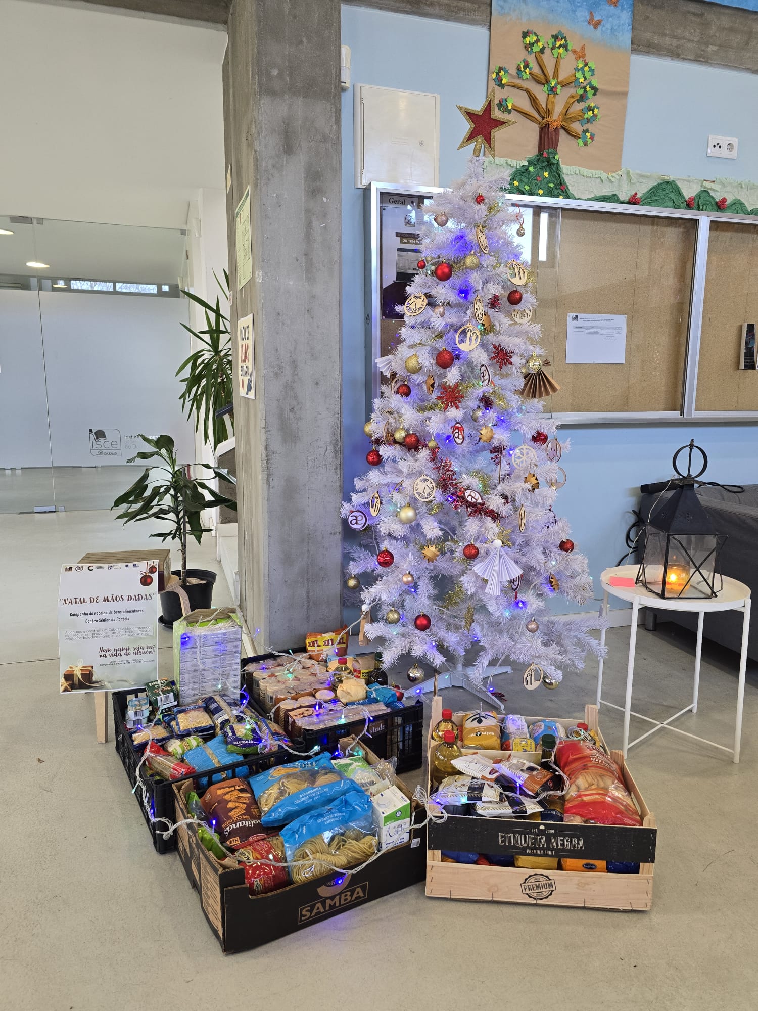 ISCE Douro entrega bens recolhidos na Campanha "Natal de Mãos Dadas"