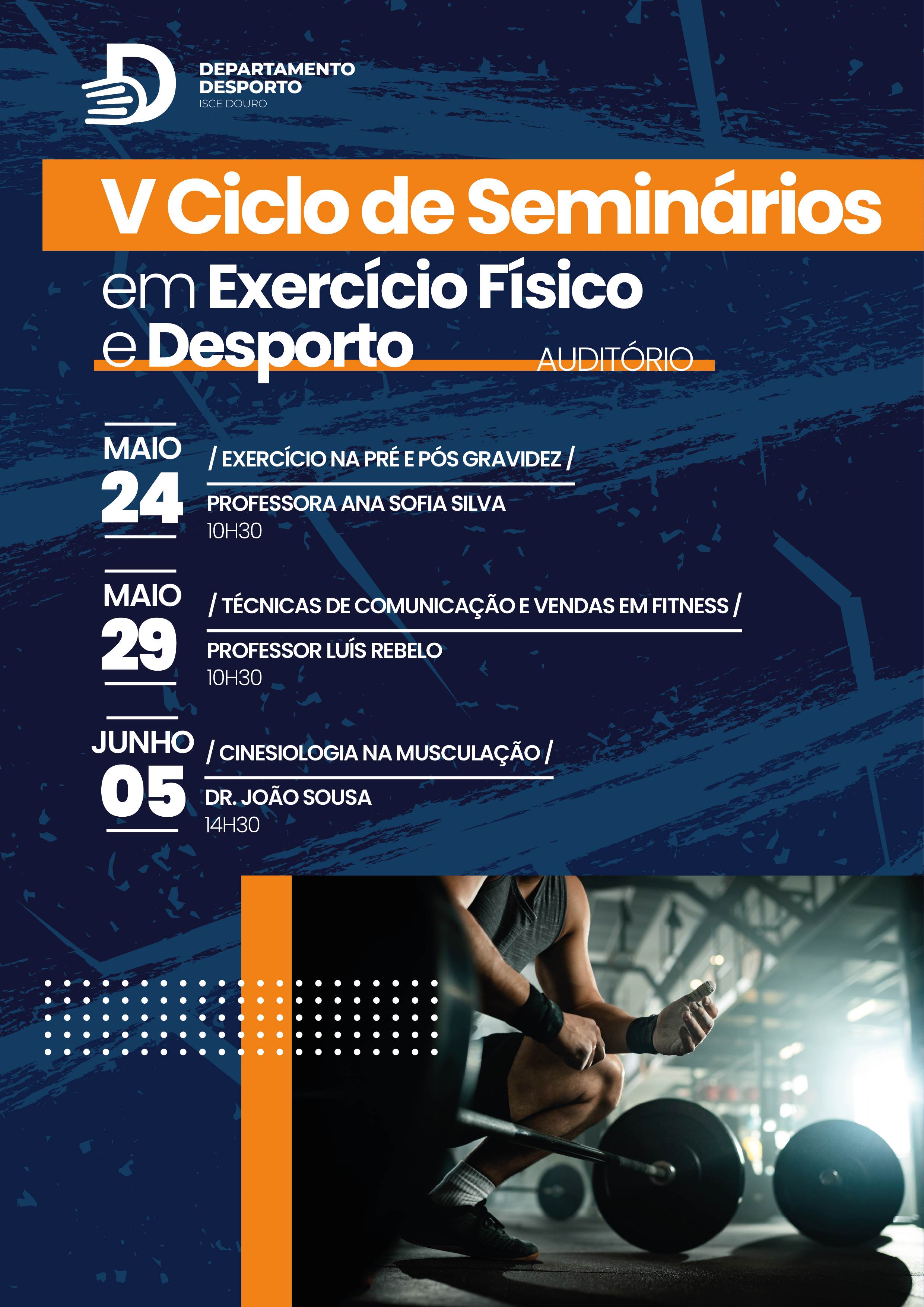 V Ciclo de Seminários em Exercício Físico e Desporto no ISCE Douro
