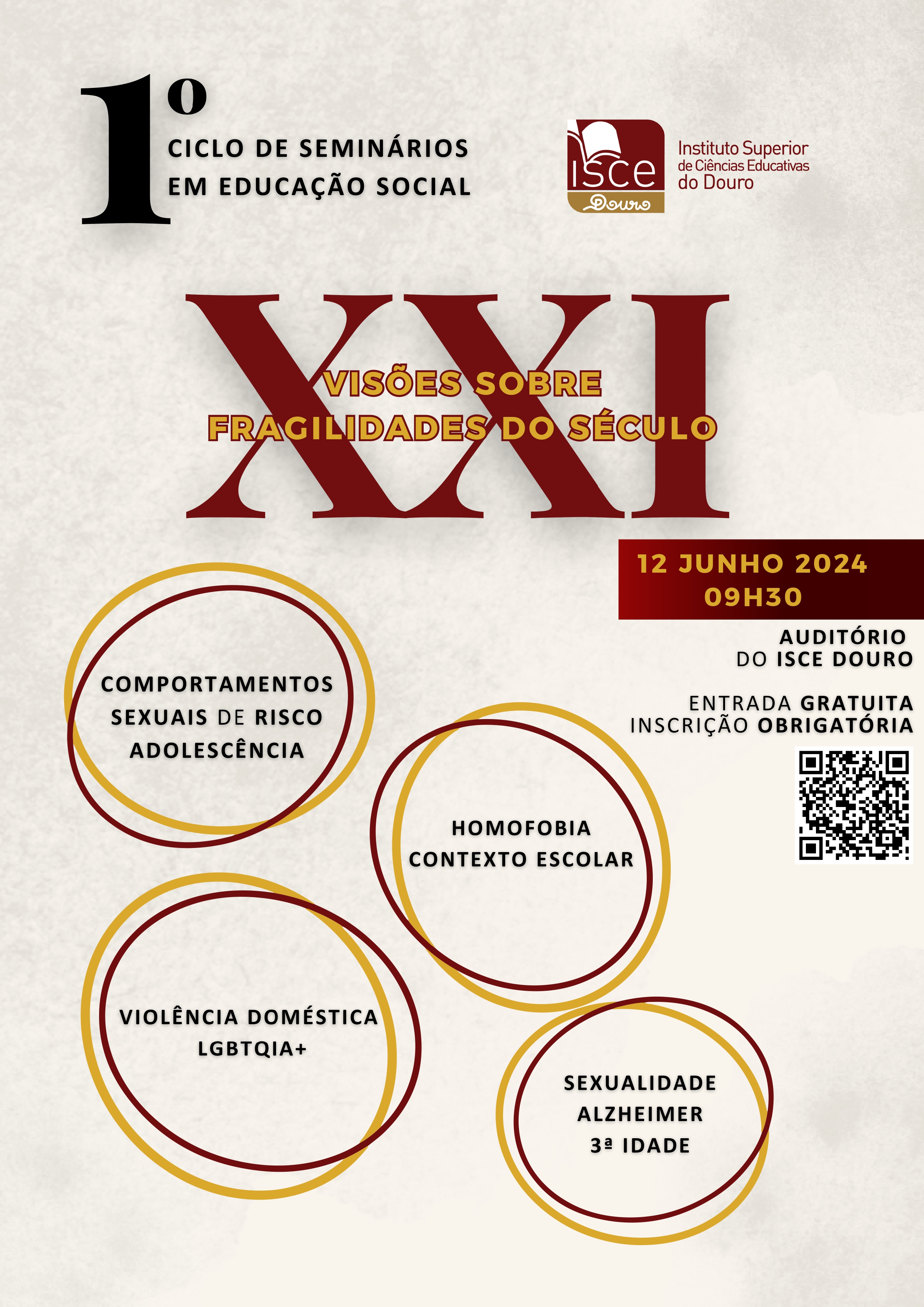 I Ciclo de Seminários em Educação Social no ISCE Douro