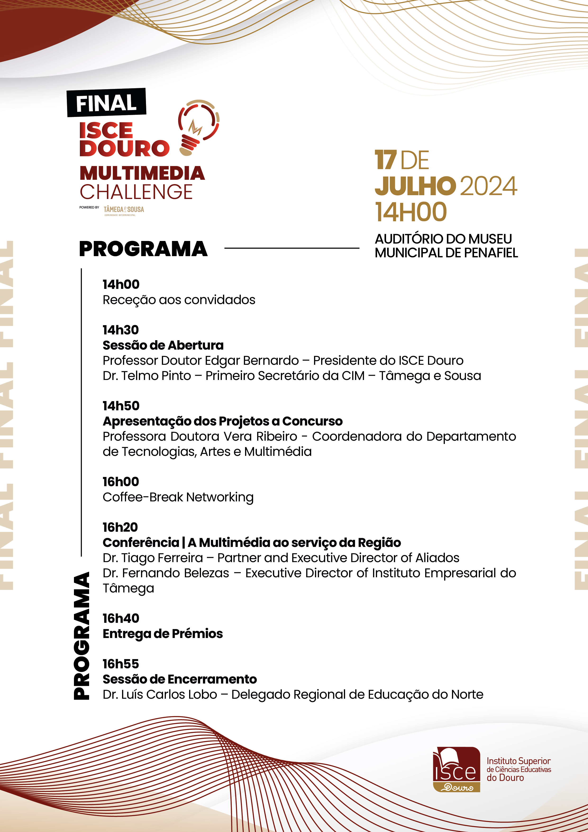 Final da 1.ª Edição do ISCE Douro Multimedia Challenge