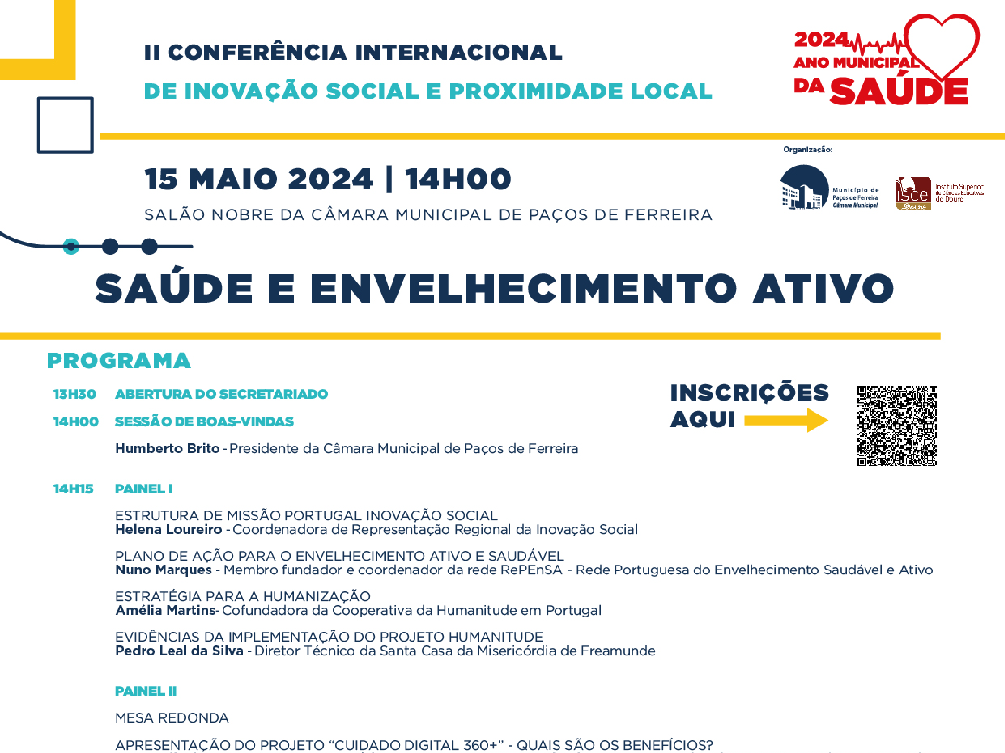ISCE Douro participa na II Conferência Internacional de Inovação Social e Proximidade Local
