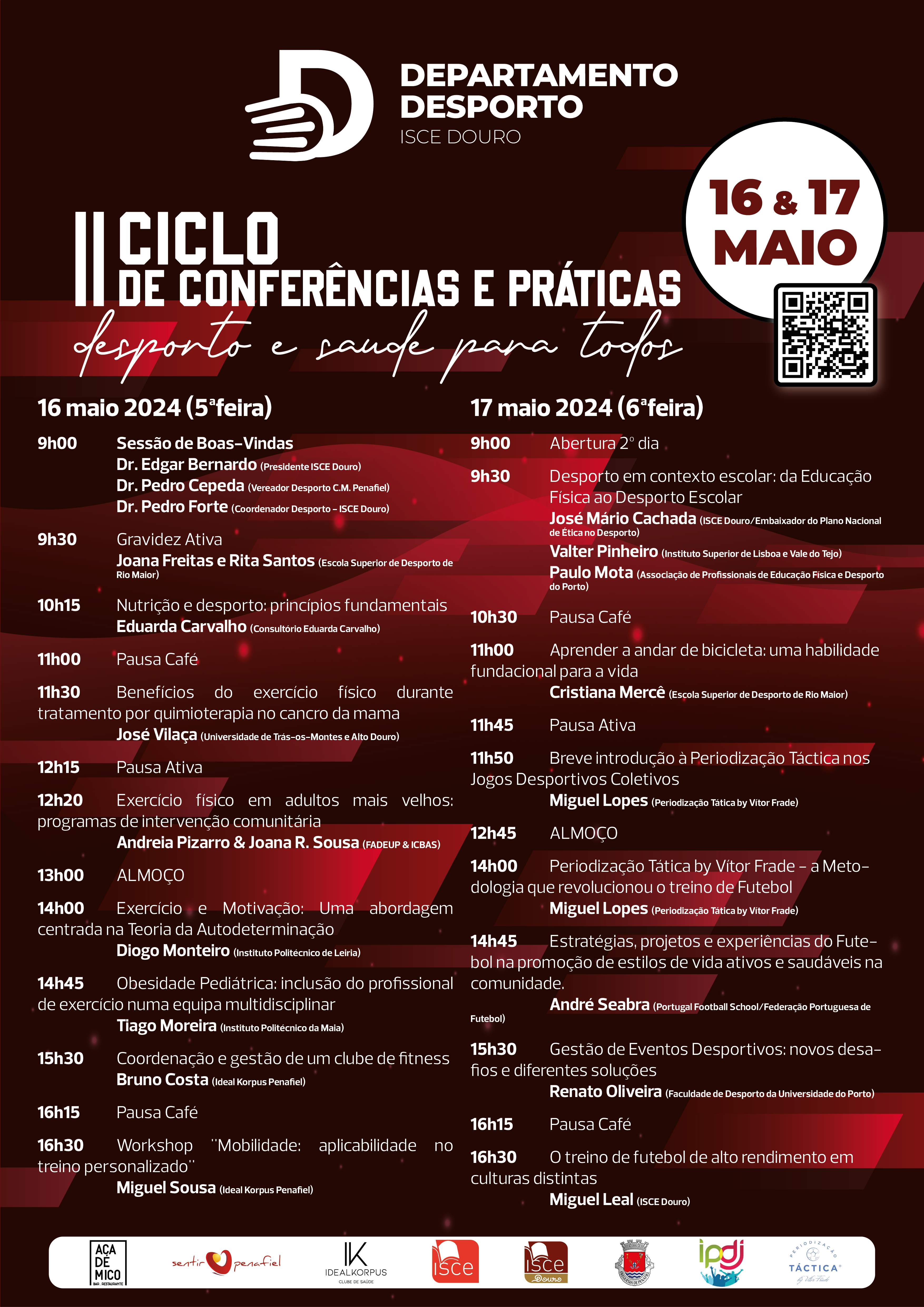 II Ciclo de Conferências e Práticas “Desporto e Saúde para Todos” no ISCE Douro