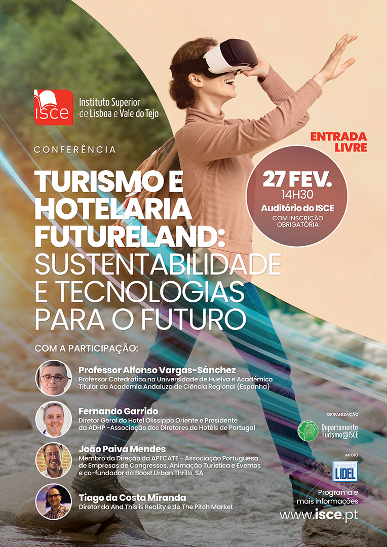 Conferência “Turismo e Hotelaria Futureland” no ISCE