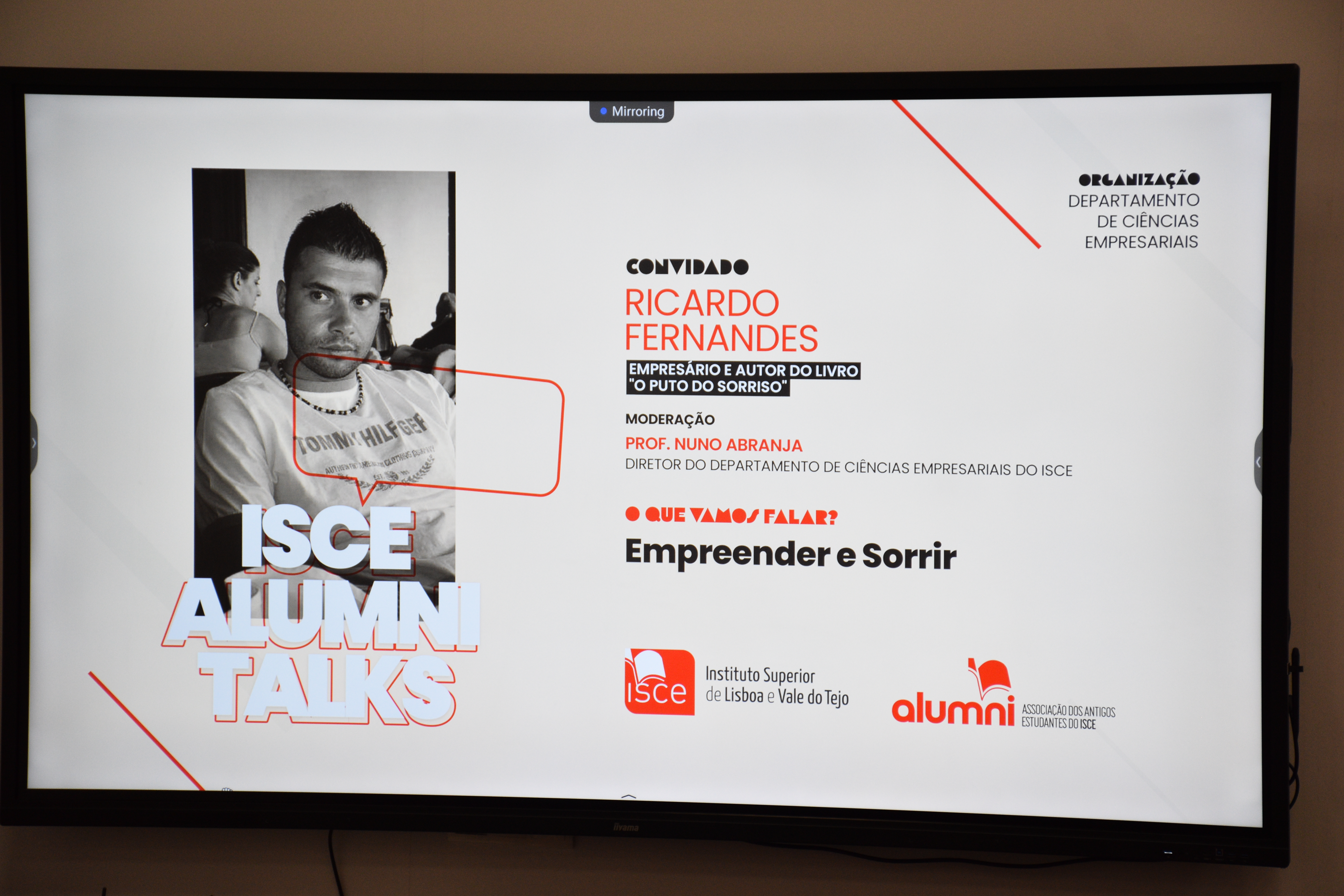 ISCE Alumni Talks recebeu Ricardo Fernandes para inspiradora talk sobre empreendedorismo