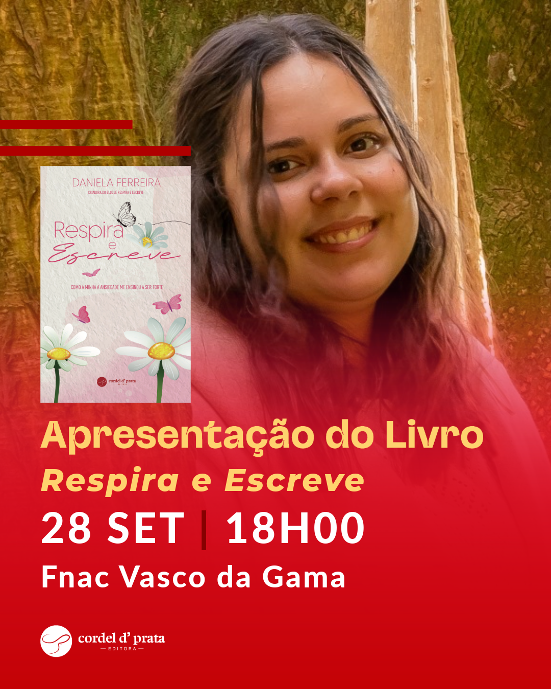 Estudante Daniela Ferreira lança "Respira e Escreve"