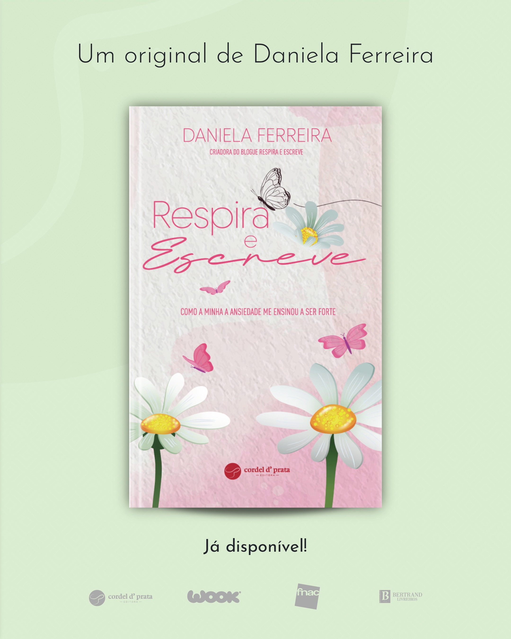 Estudante Daniela Ferreira lança "Respira e Escreve"