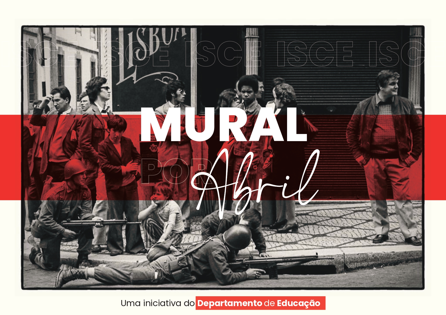 "Um Mural por abril" no ISCE