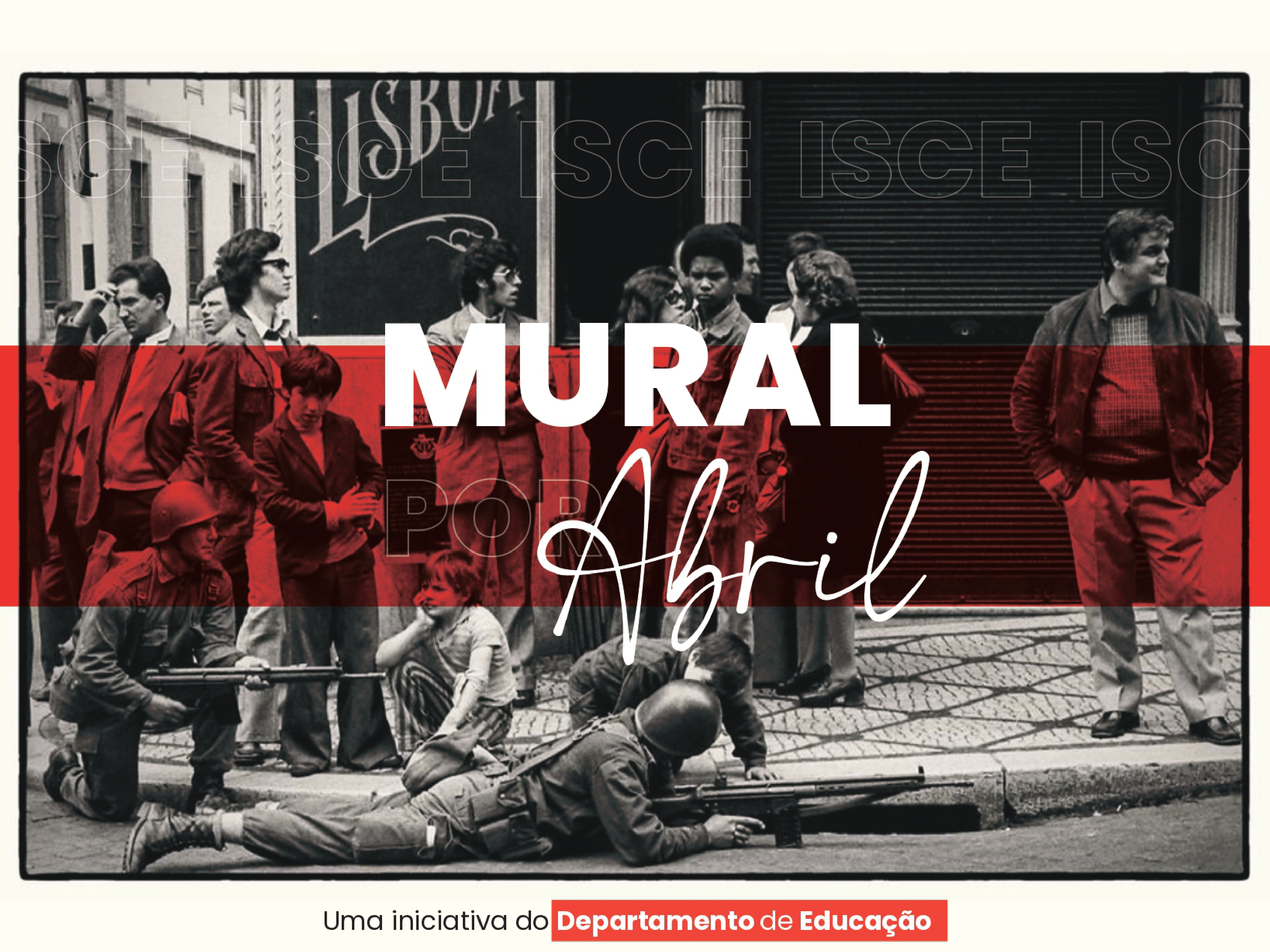 "Um Mural por abril" no ISCE