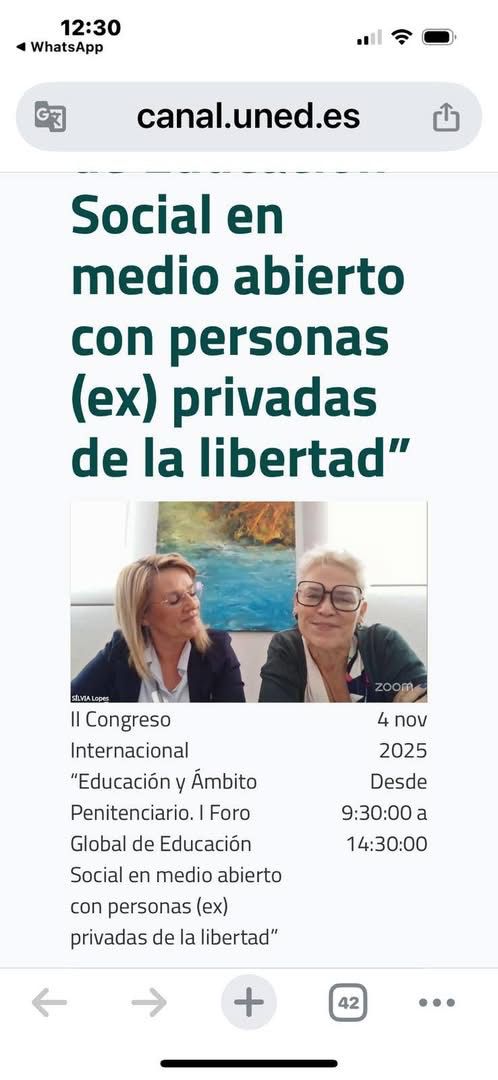 ISCE participa no II Congreso Internacional "Educación y Ámbito Penitenciario" e no I Foro Global de Educación Social